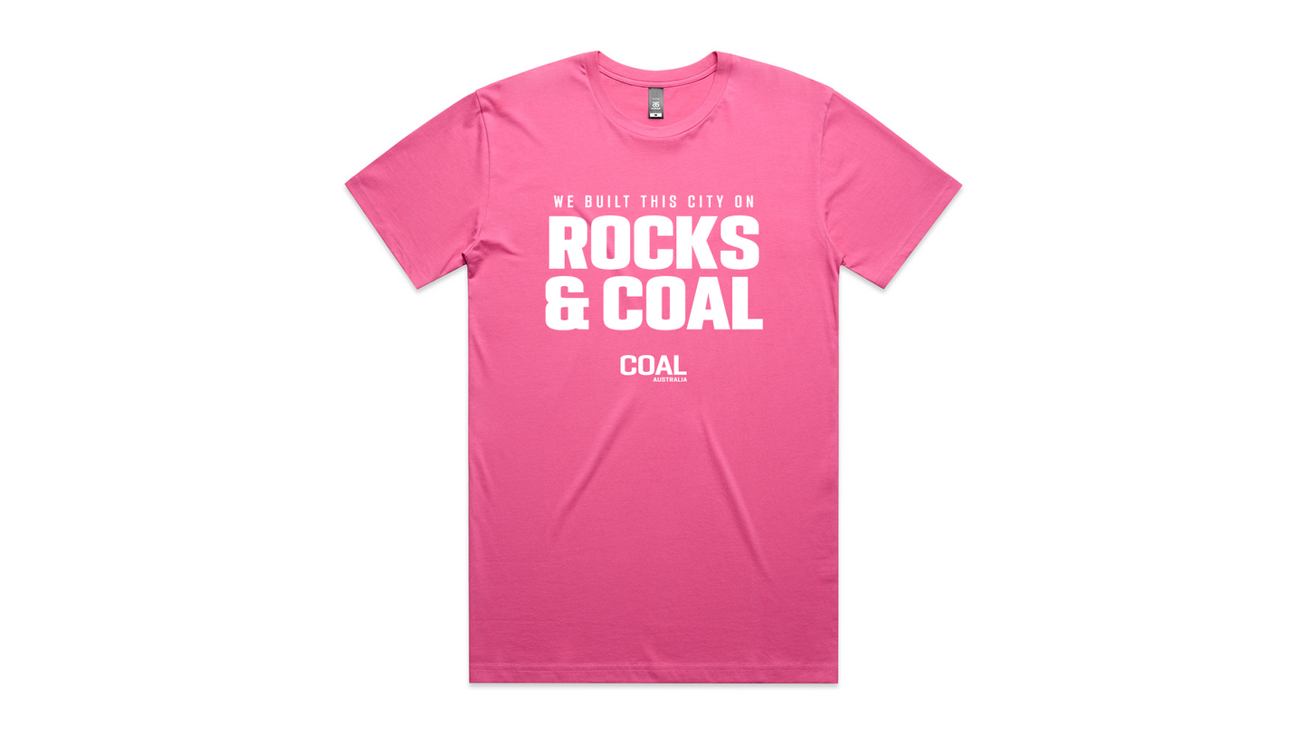"Built This City on Rocks and Coal" Supporter T-Shirt