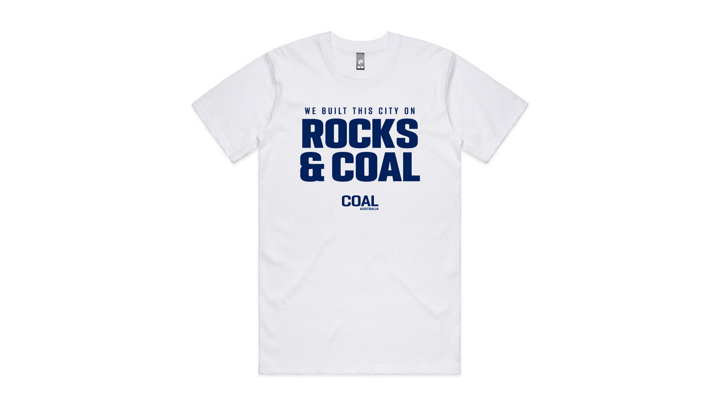 "Built This City on Rocks and Coal" Supporter T-Shirt