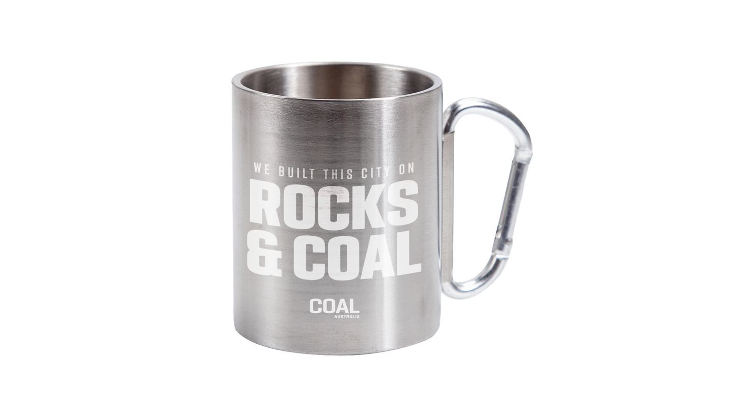 Carabiner Stainless Steel Coffee Mug