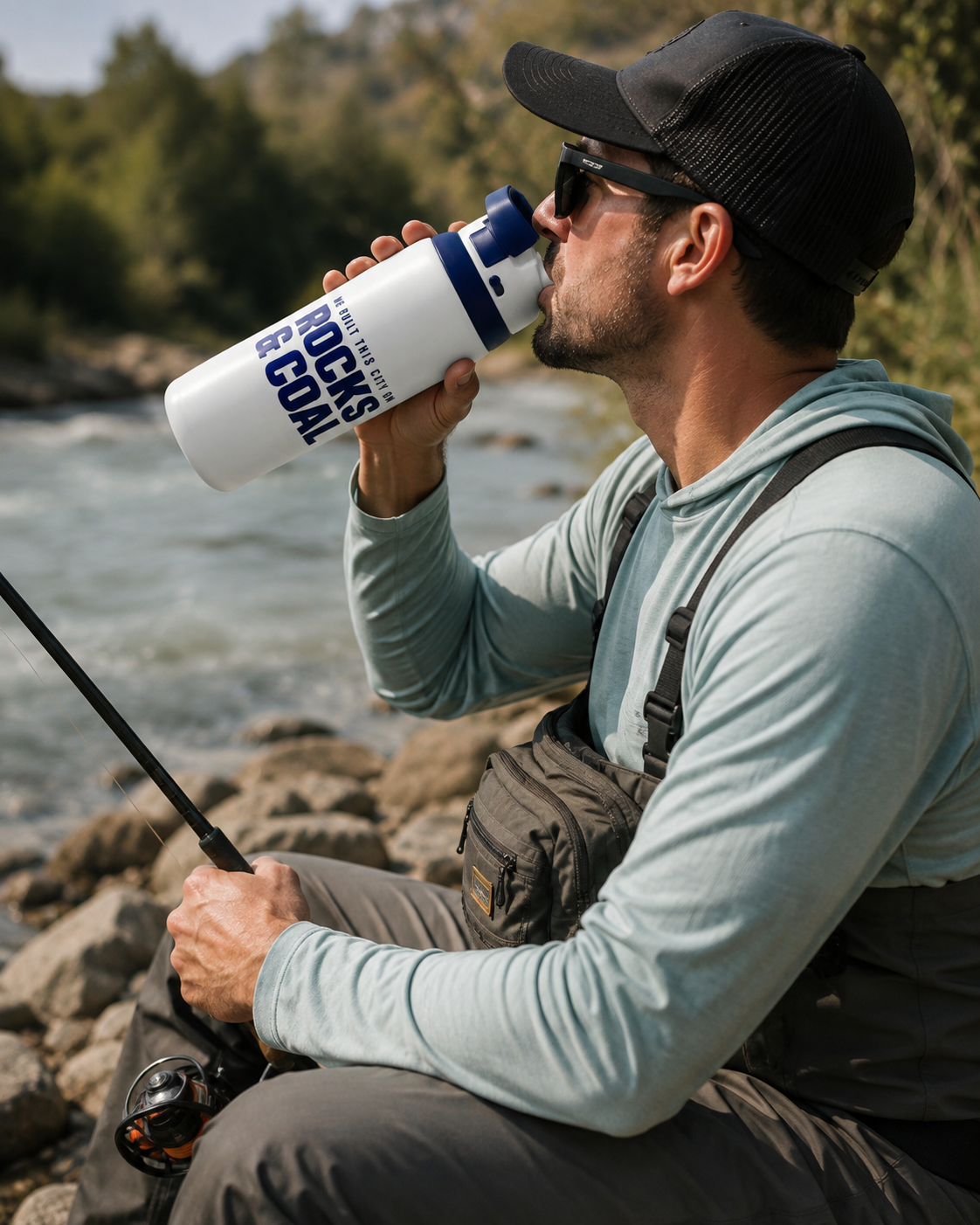 Coal Australia Water Bottle