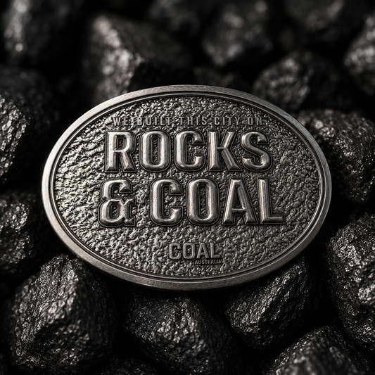 Coal Australia Belt Buckle